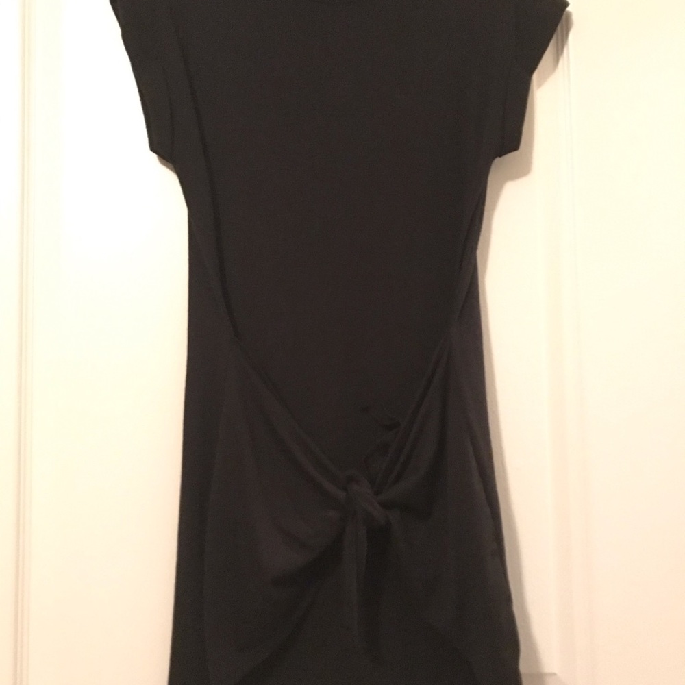 Tie-front dress